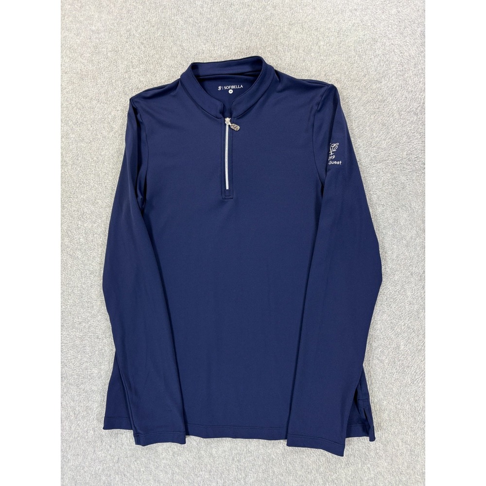 Sofibella AUSTIN CC 1/4 Zip Performance Golf Tennis Pullover (Women's Small)